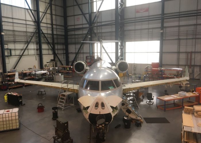 Gama Aviation starts first 96 month check at Bournemouth International