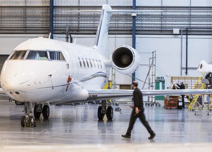 Bombardier Challenger Bournemouth Hangar