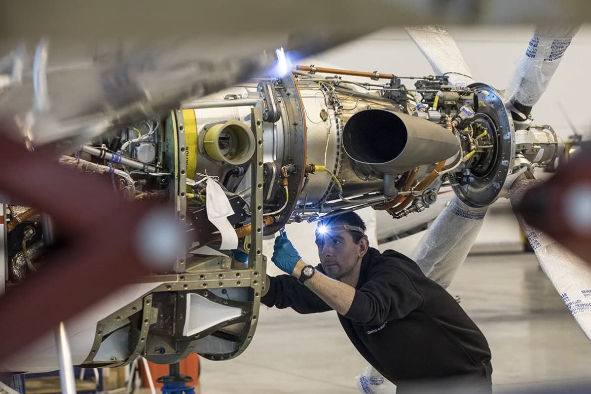 King Air aircraft maintenance services and turbo prop maintenance