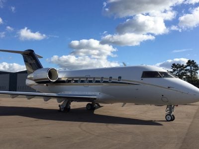 Bombardier Challenger 604 joins our charter fleet