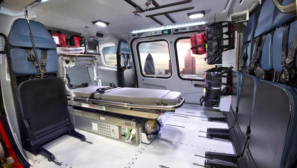 Leonardo AW169 medical interior