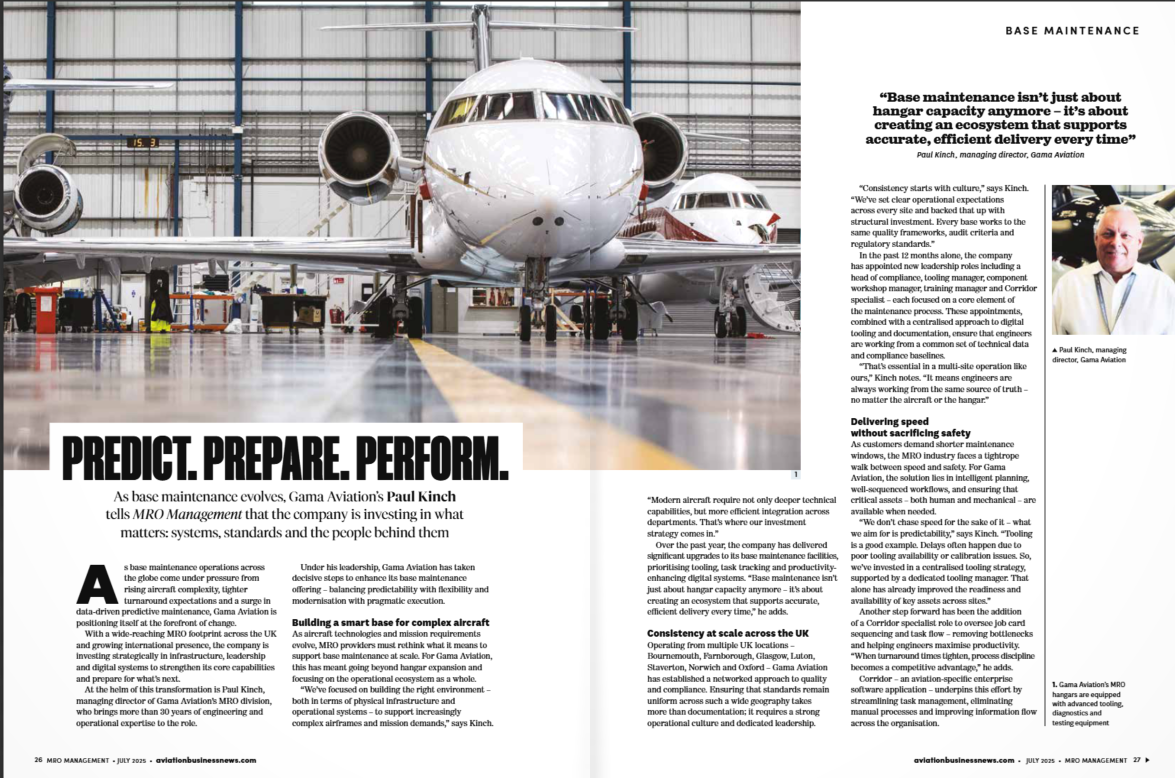 How Gama Aviation is setting the standard for predictive, efficient base maintenance 2