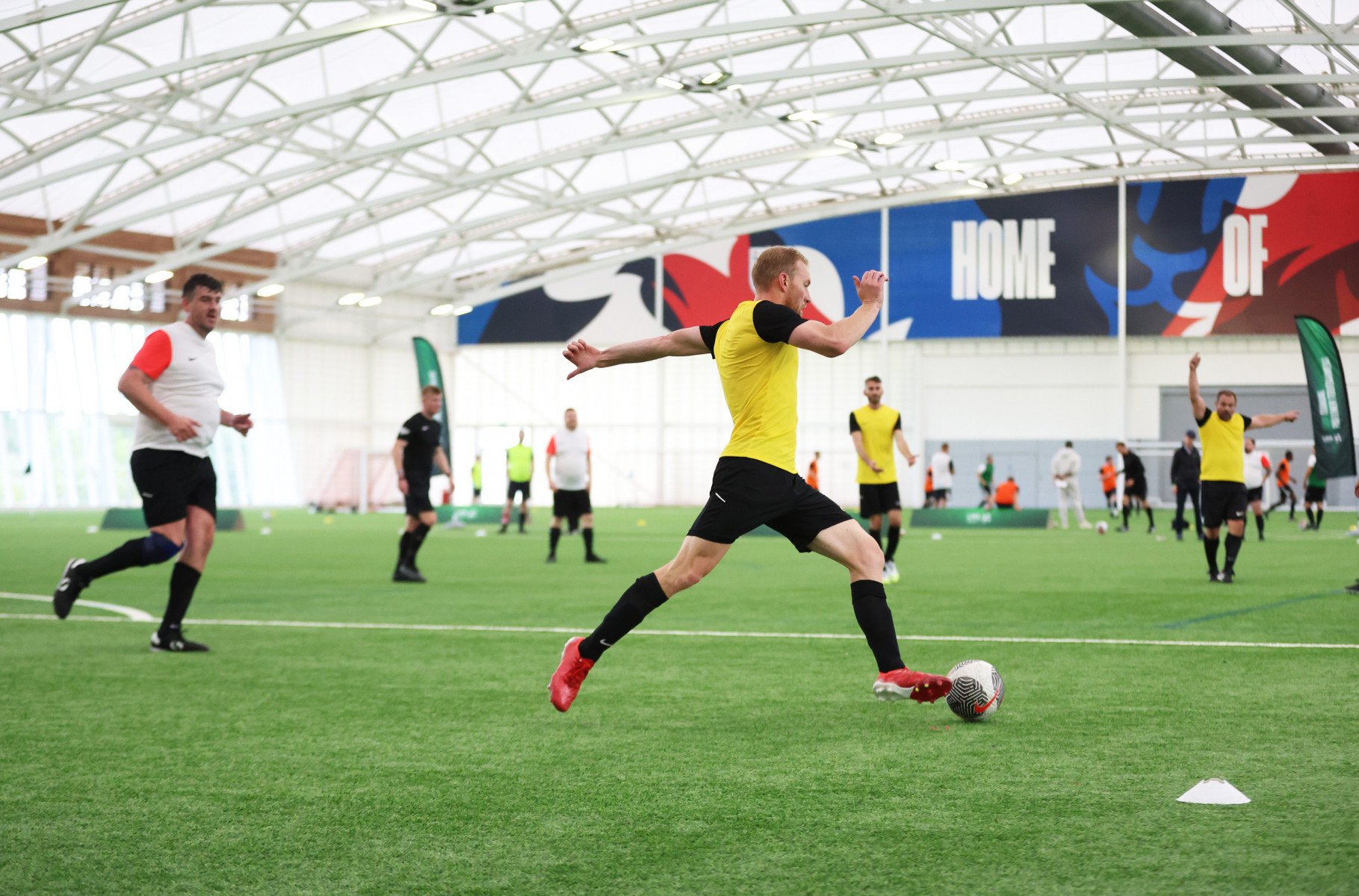 Gama Aviation kicks off LMA partnership at St. George’s Park 9