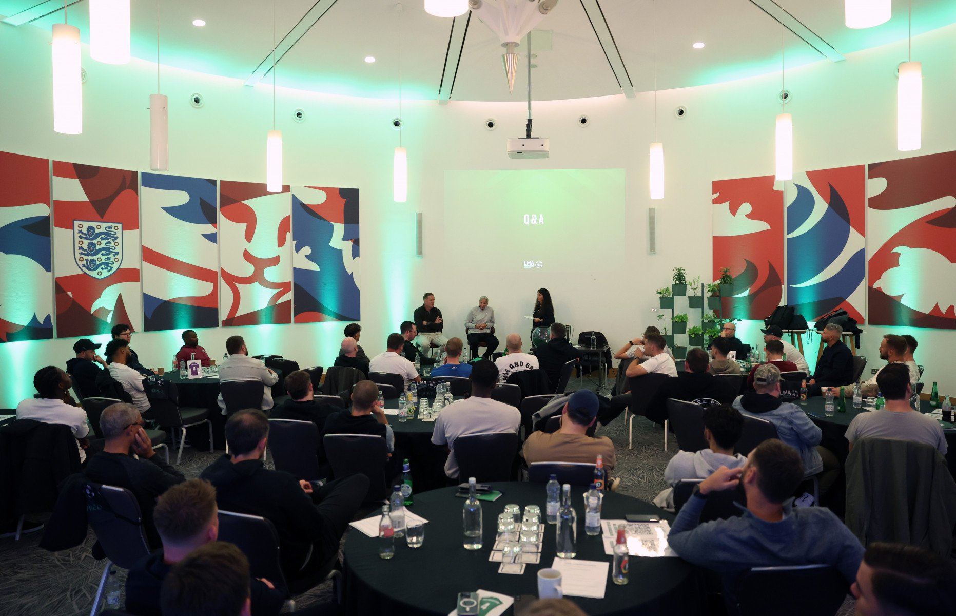 Gama Aviation kicks off LMA partnership at St. George’s Park 12
