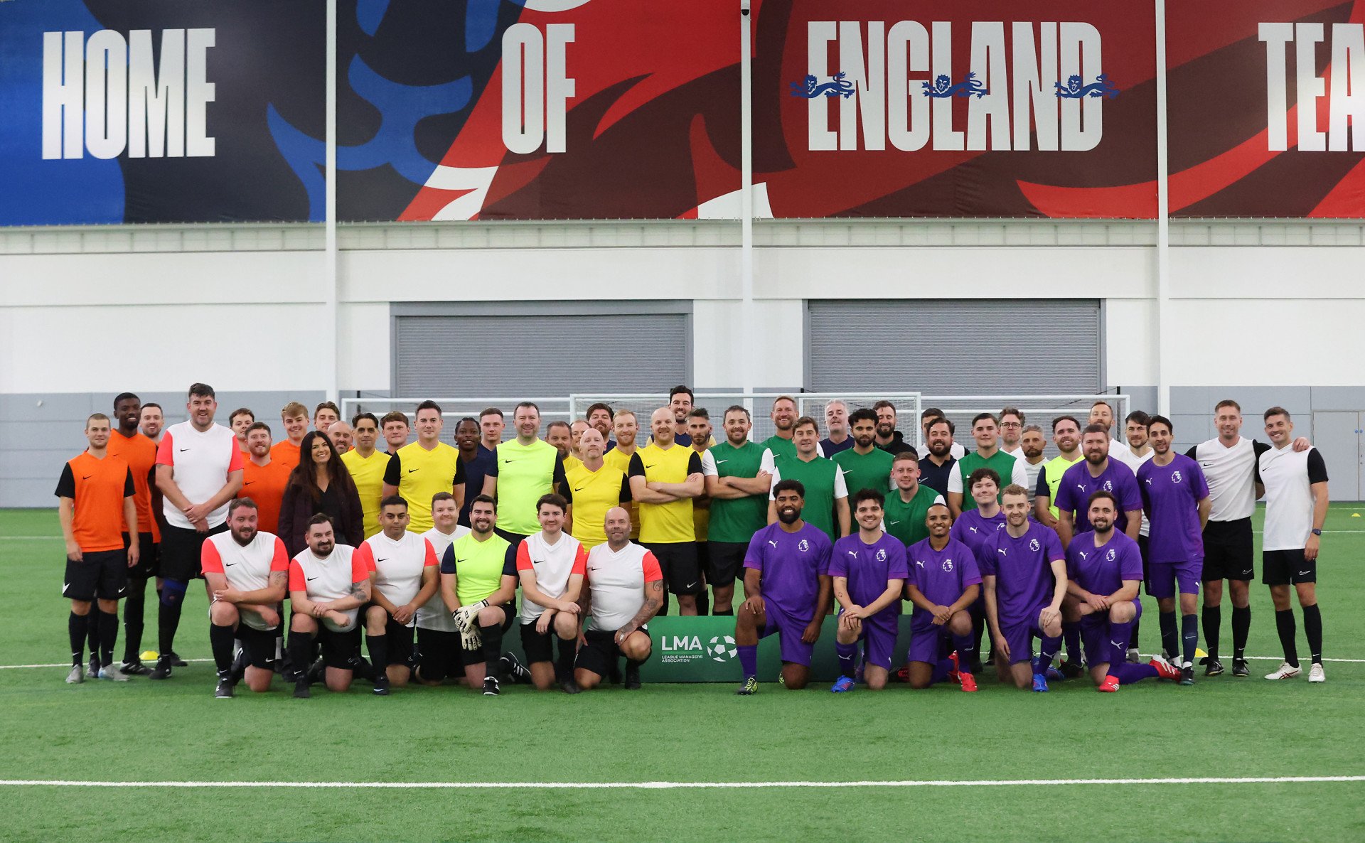Gama Aviation kicks off LMA partnership at St. George’s Park 13