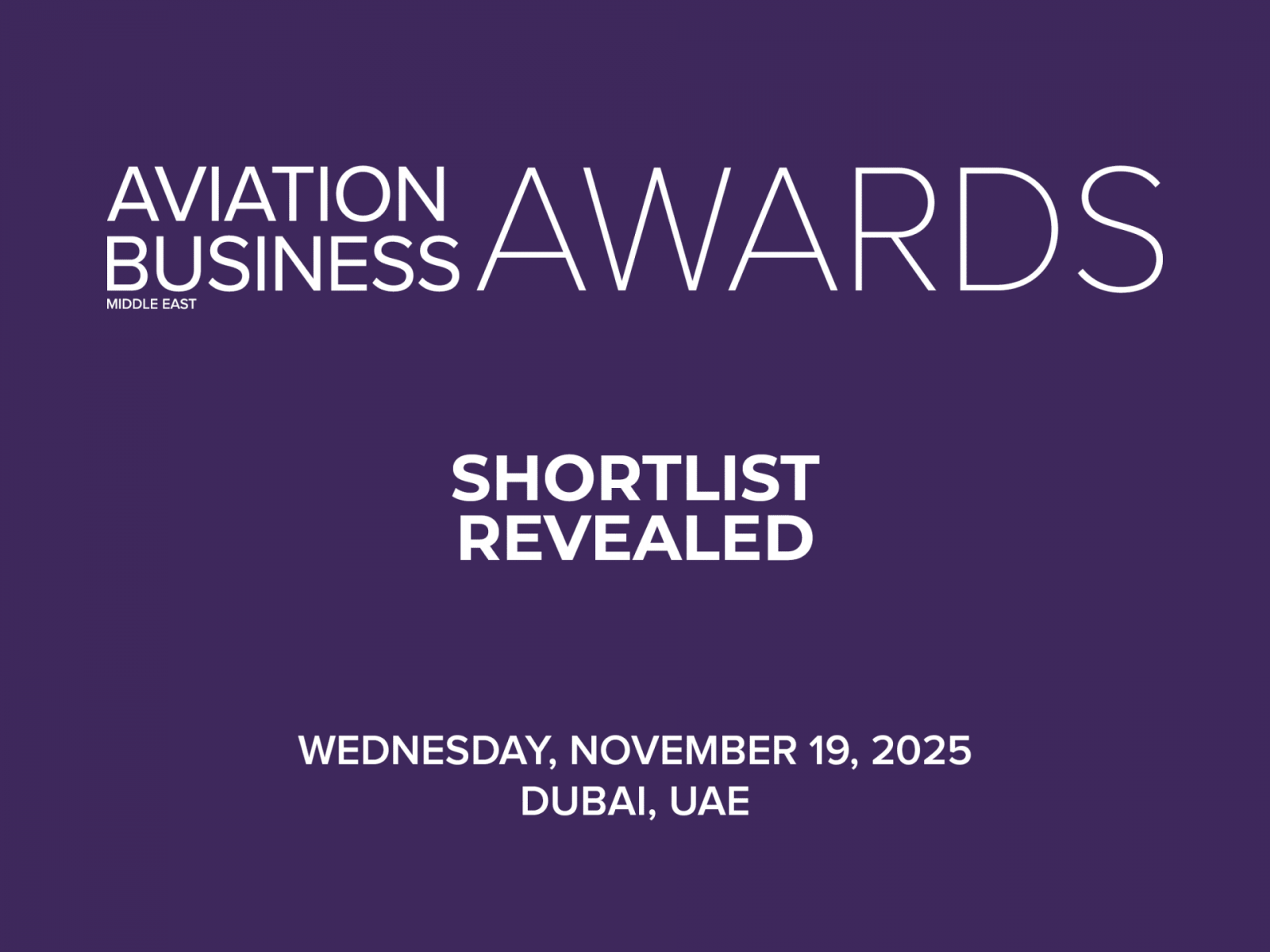 Gama Aviation recognised with three nominations at the Aviation Business Middle East Awards 2025