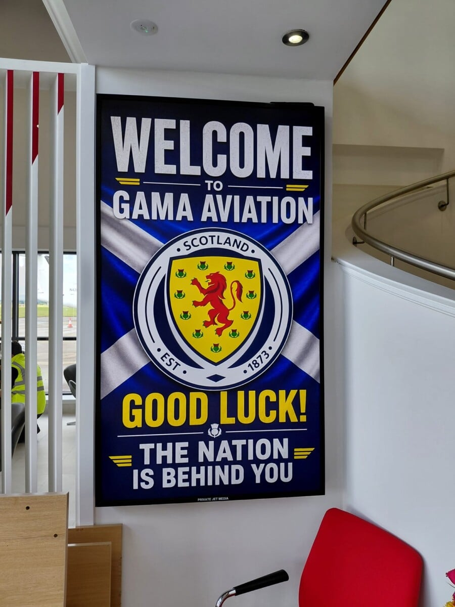 Scotland's FIFA World Cup Journey Begins from Gama Aviation Glasgow 1