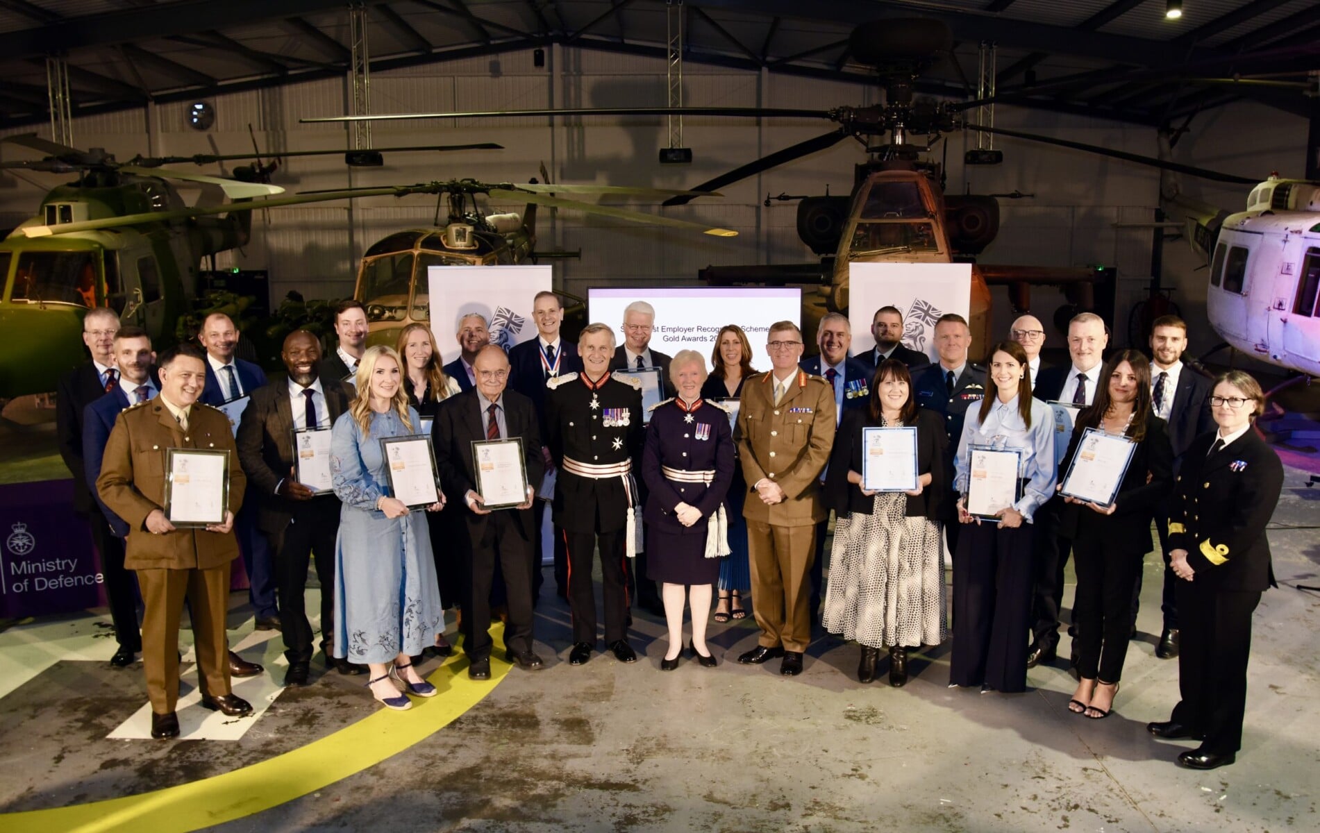 Gold recognition for helping military talent build a future in aviation 2
