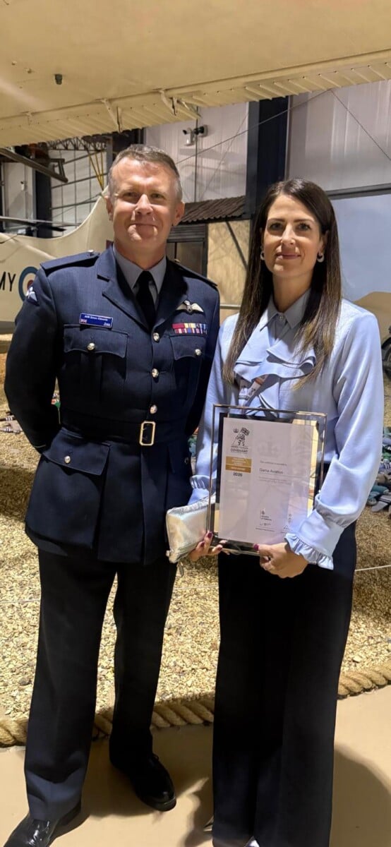 Gold recognition for helping military talent build a future in aviation 5